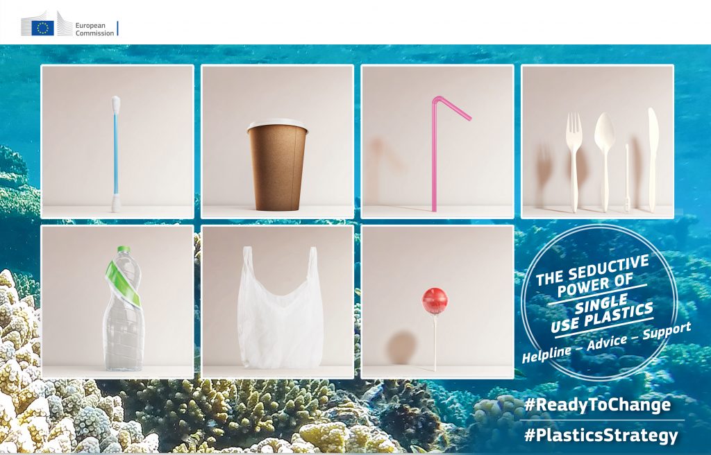 Single-use plastics: ambitious agreement in EU to reduce marine litter