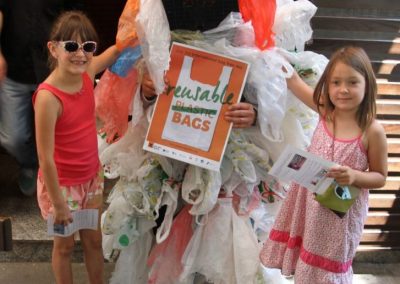 Single-use plastic bag ban advocacy and awareness-raising campaign